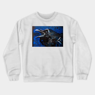 Crow Graffiti Street Art Camden Town London Crewneck Sweatshirt